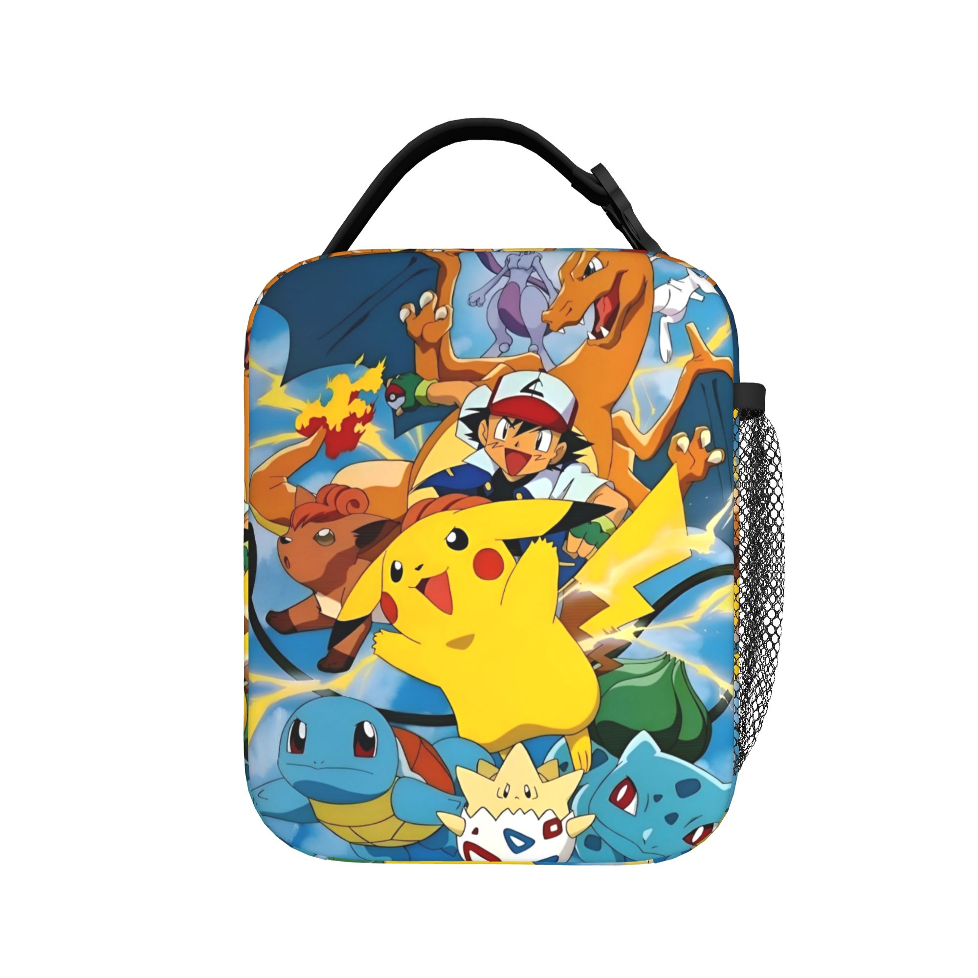 Manga Storage Box - Cute Cartoon Manga Poke-Mon Insulated Lunch