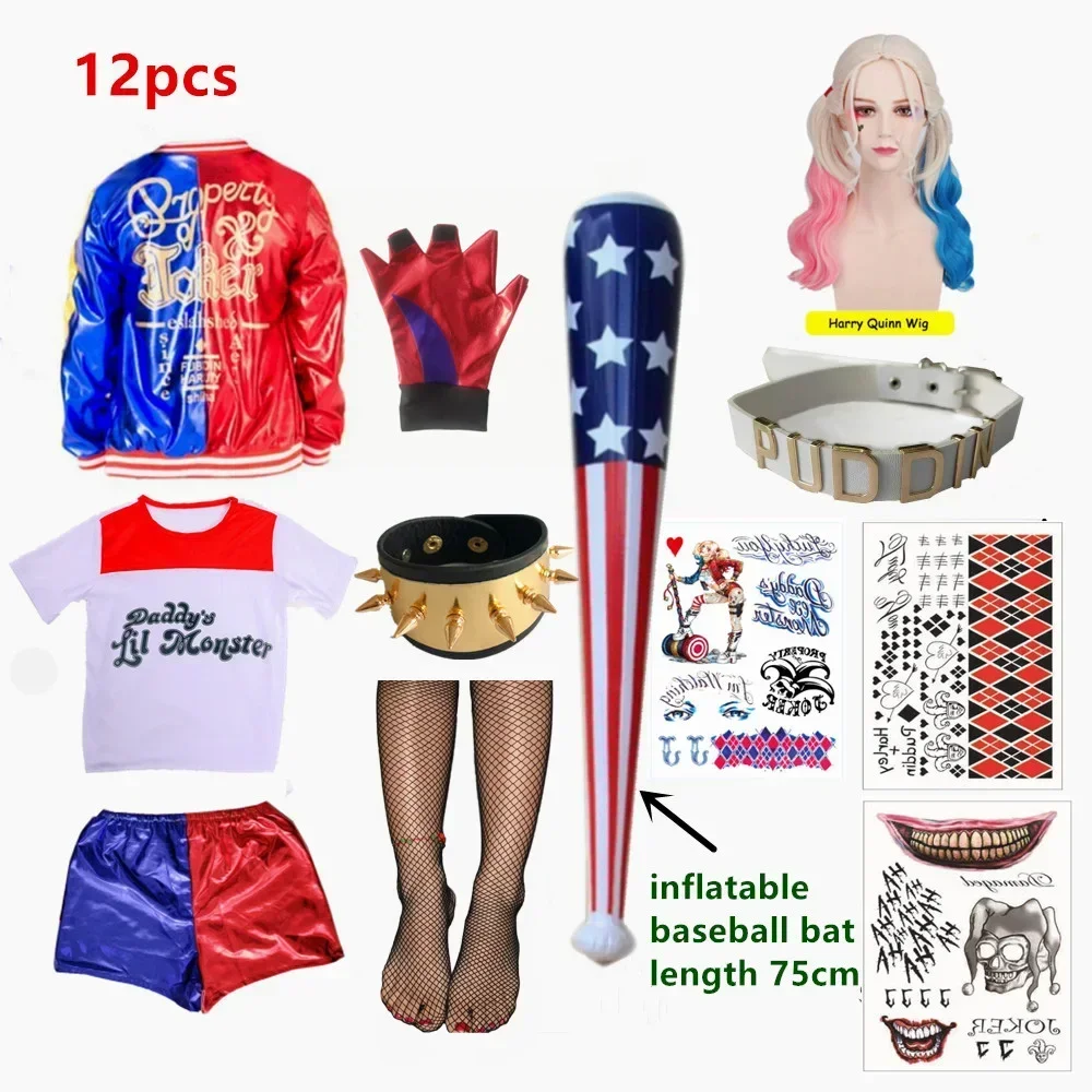 Anime Merchandise Clothes - Costumes de cosplay Harley Quinn Monster