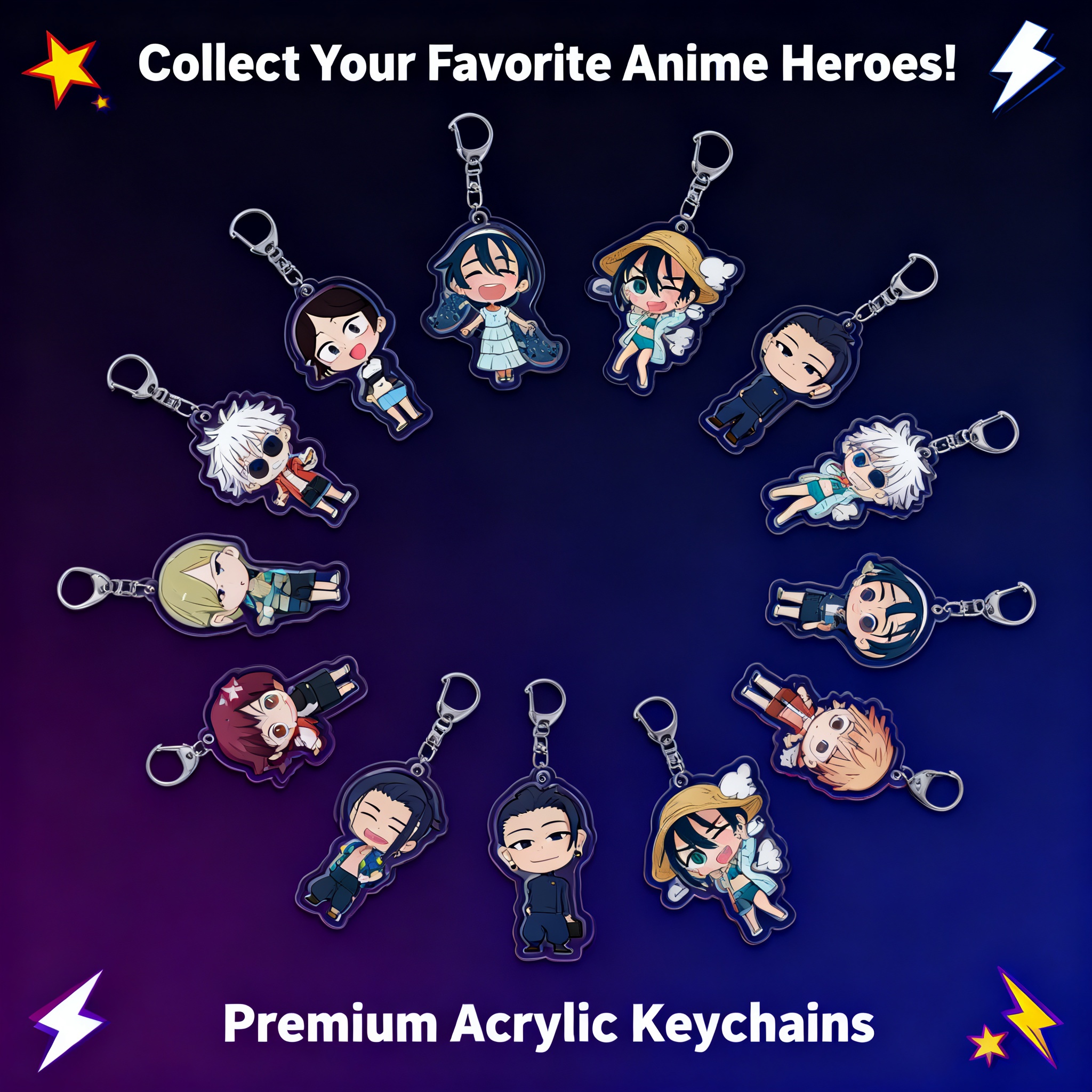 Gojo Anime Merchandise - Jujutsu Kaisen Gojo Satoru Fushiguro Megumi