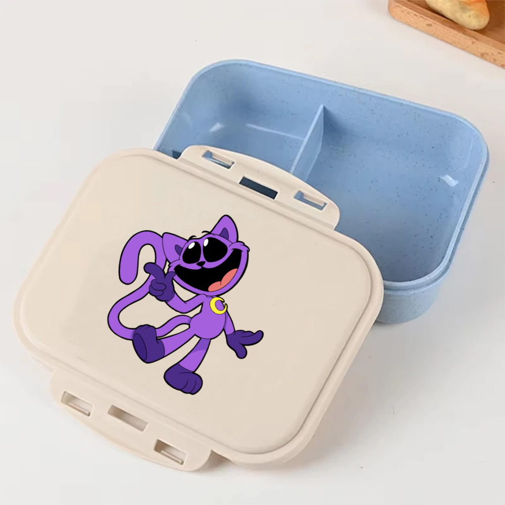 Manga Storage Box - Cartoon Poppy Playtime Blue Lunch Box
