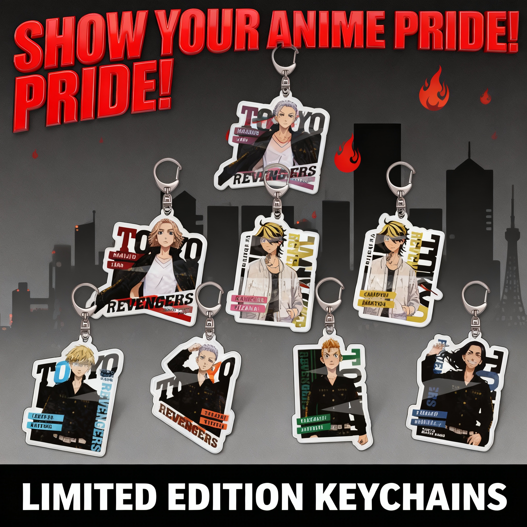 Anime Merchandise Tokyo - Acrylic Keychain Tokyo Revengers Anime Sano