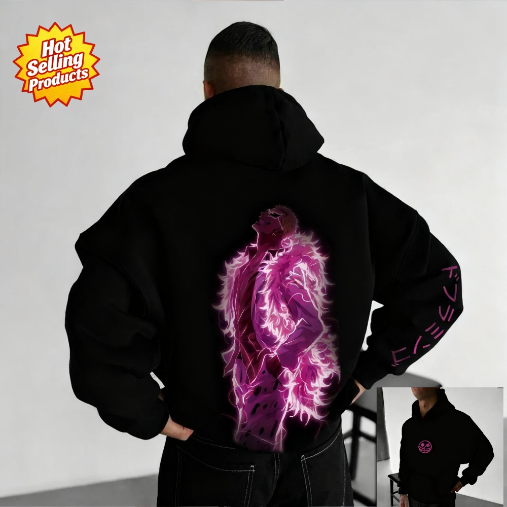 One Piece Hoodie Donquixote Do - Anime Merchandise Store Japan avis et prix