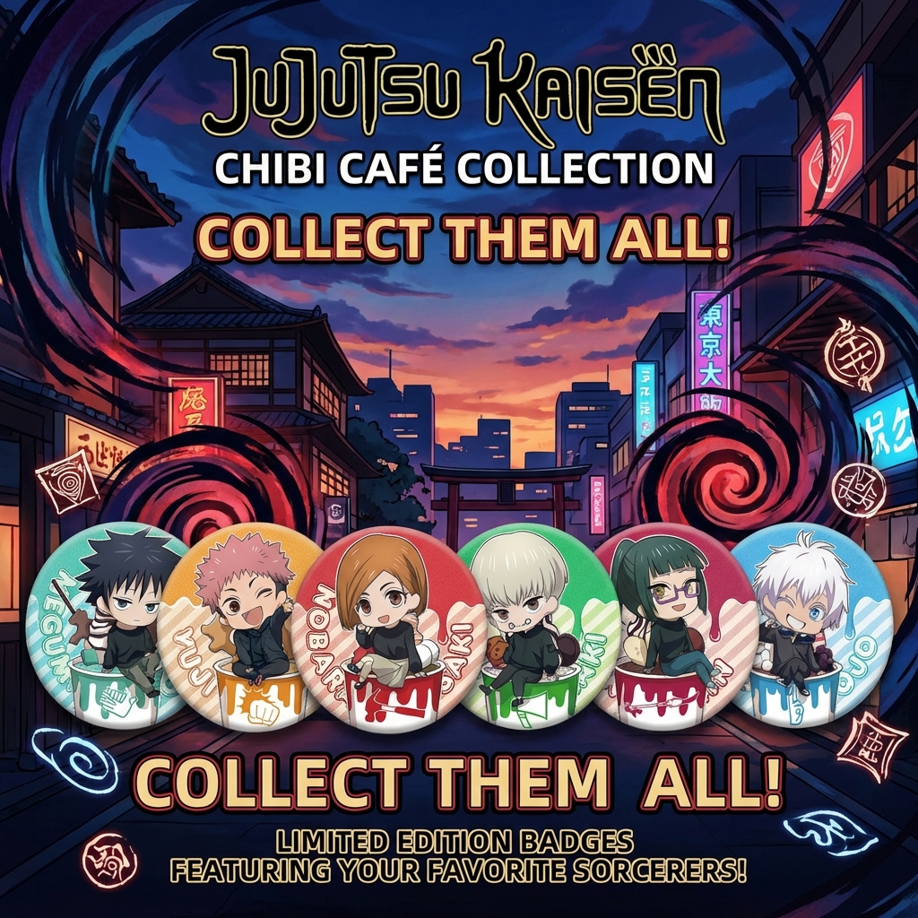 Anime Badge Jujutsu Kaisen Dou - Gojo Anime Merchandise avis et prix