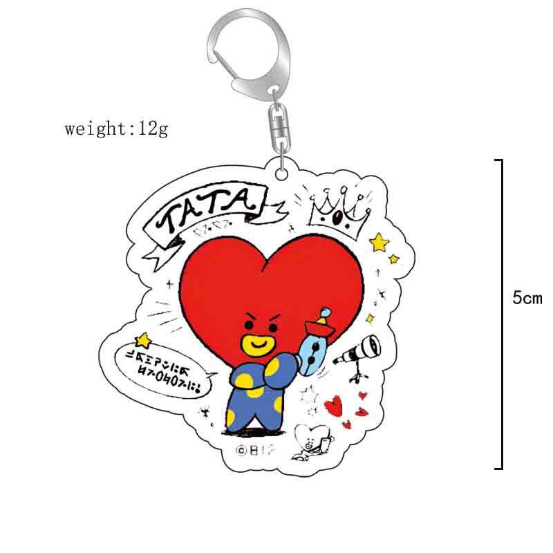BT21 anime cartoon cute acryli - Anime Merchandise For Girls avis et prix