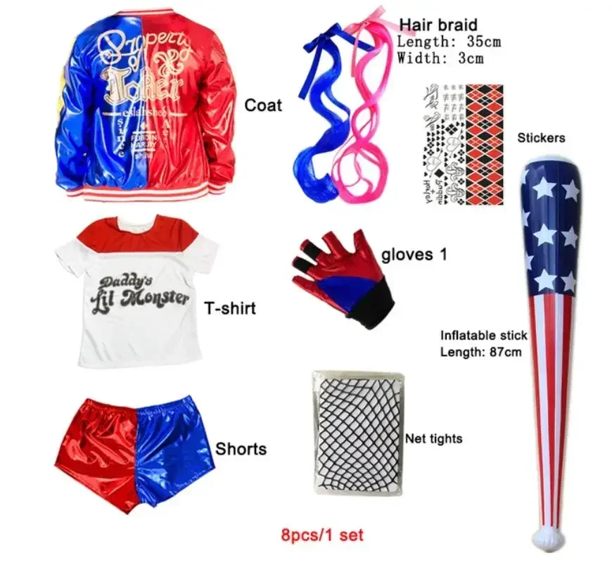 Costumes de cosplay Harley Qui - Anime Merchandise Clothes avis et prix