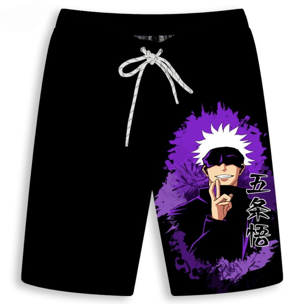 Men's Gojo Satoru Printed Shor - Anime Merchandise Store Japan avis et prix