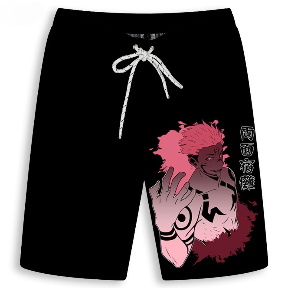 Men's Gojo Satoru Printed Shor - Anime Merchandise Store Japan avis et prix