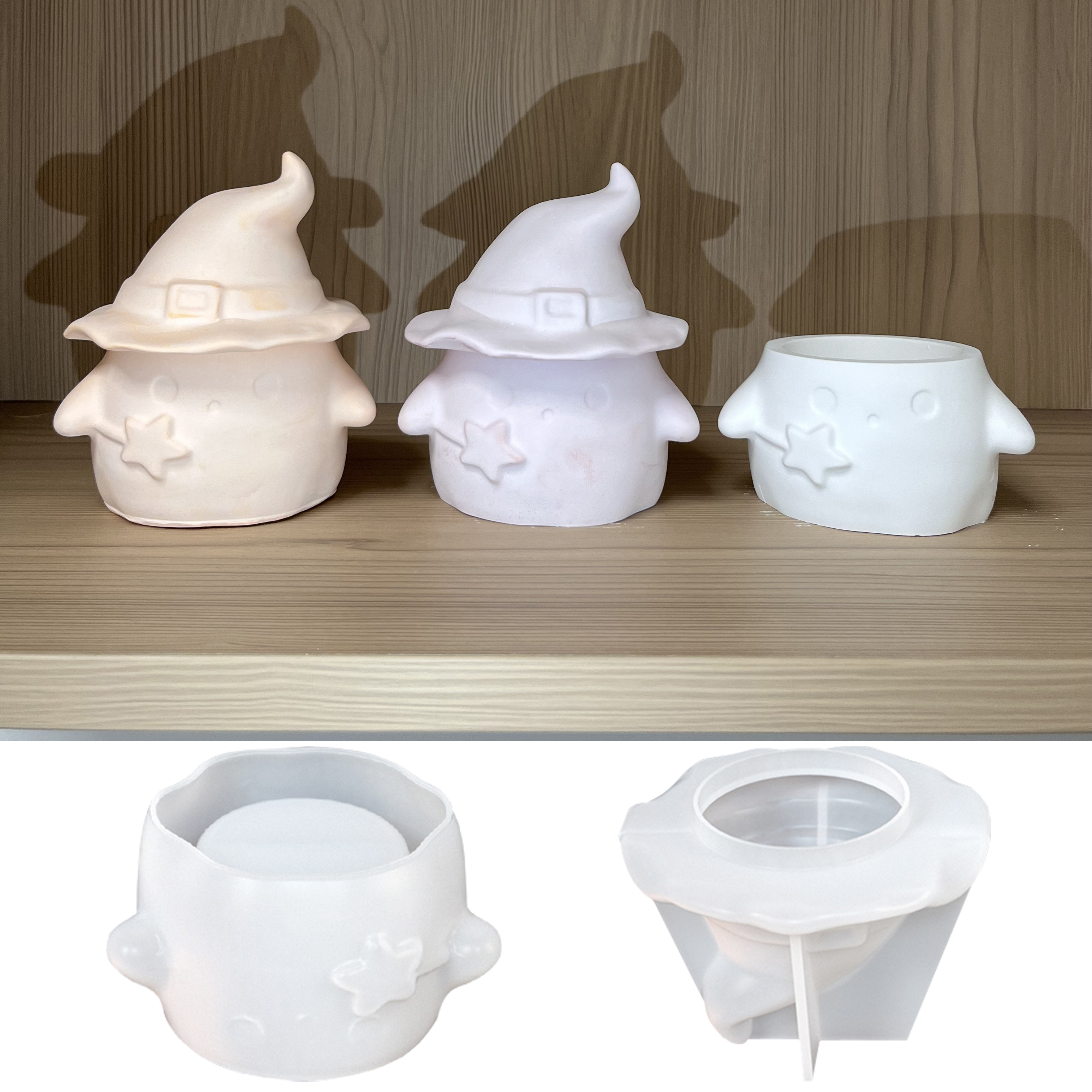 1PC Ghost Silicone Resin Mold, - Manga Storage Box avis et prix