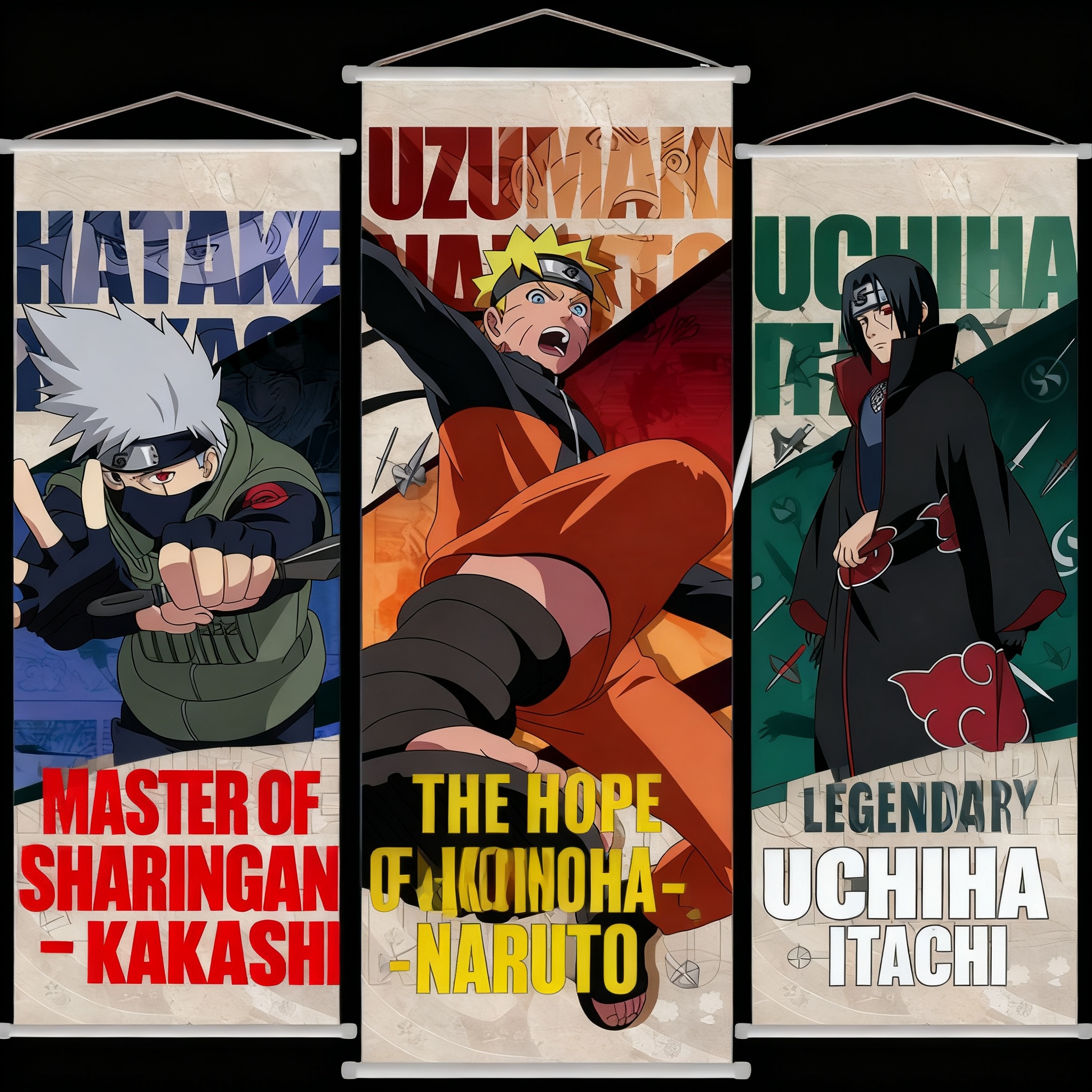 Naruto Anime Wall Hanging Scro - Anime Merchandise Naruto avis et prix