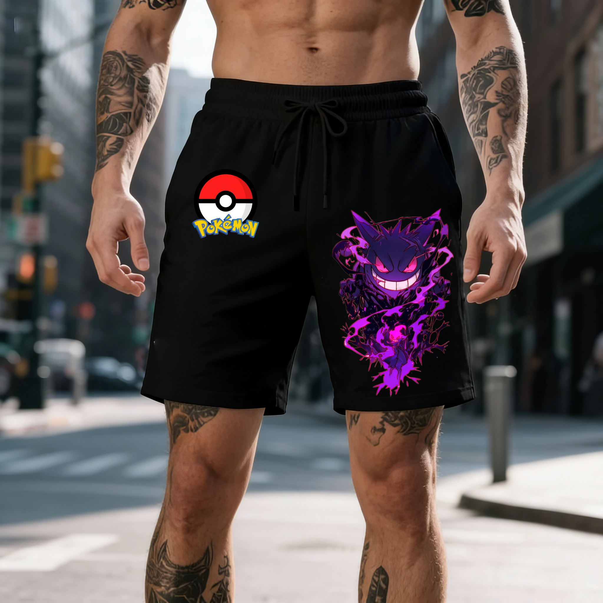 2026 Pokemon Gengar Print Shor - Anime Merchandise Store Japan avis et prix