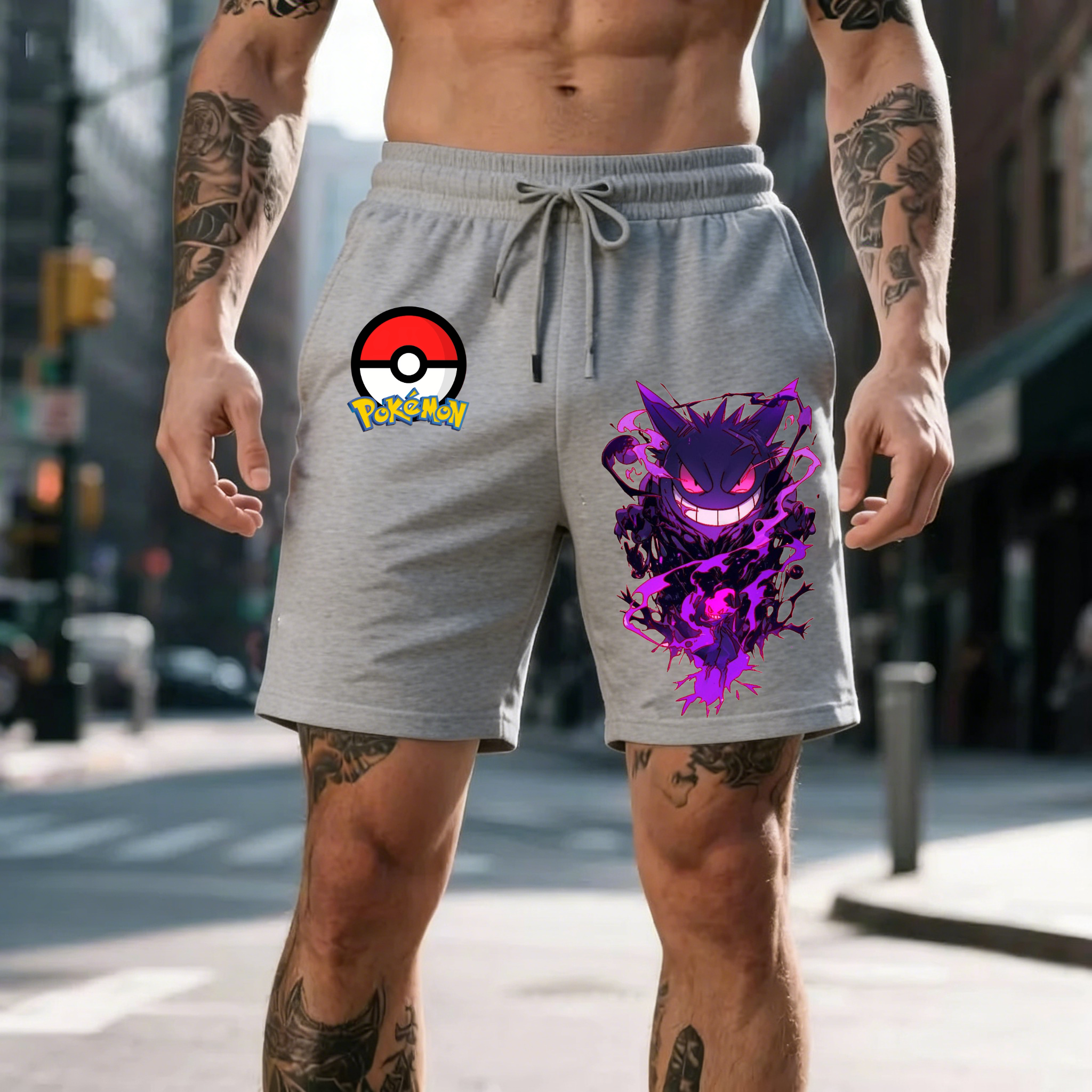 2026 Pokemon Gengar Print Shor - Anime Merchandise Store Japan avis et prix