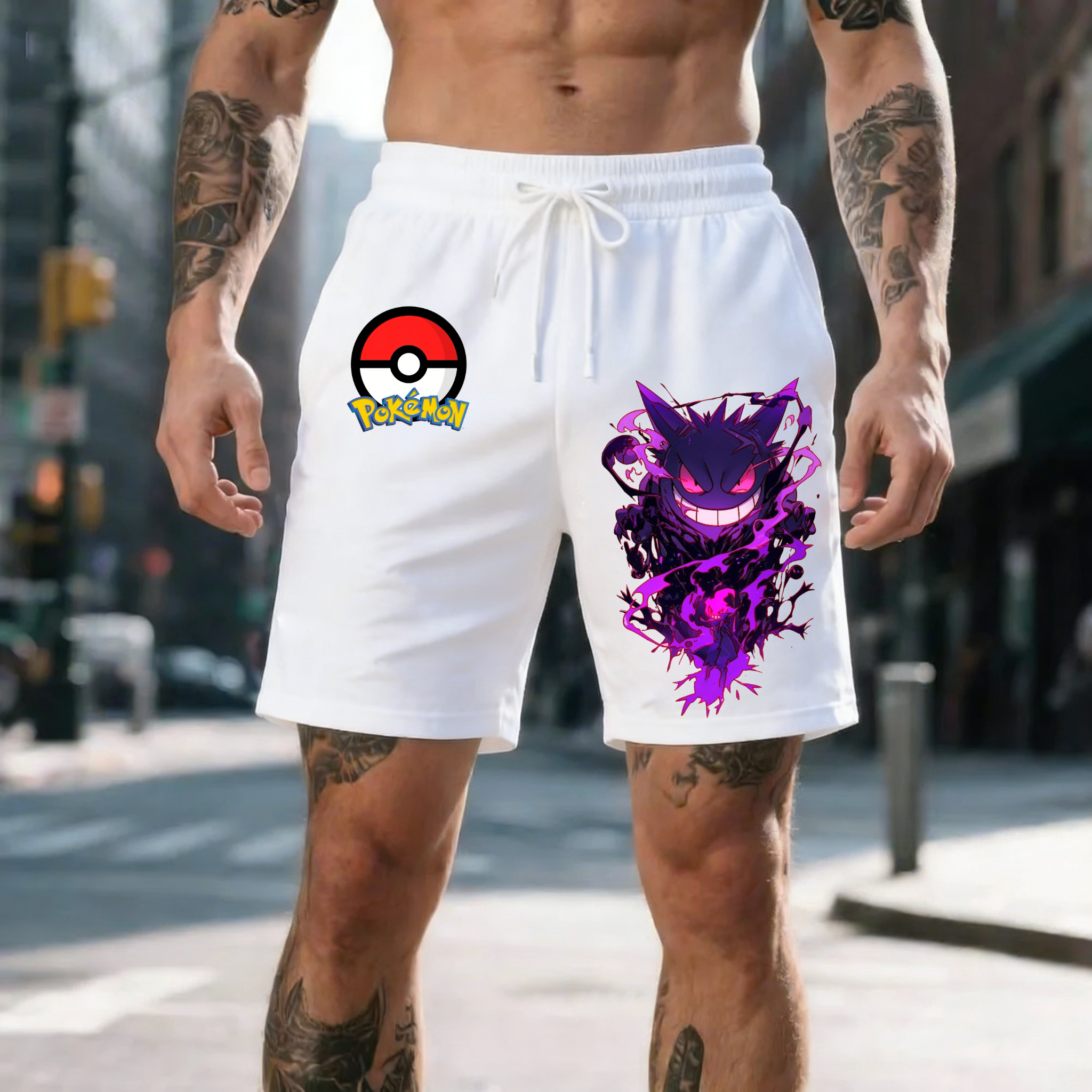 2026 Pokemon Gengar Print Shor - Anime Merchandise Store Japan avis et prix