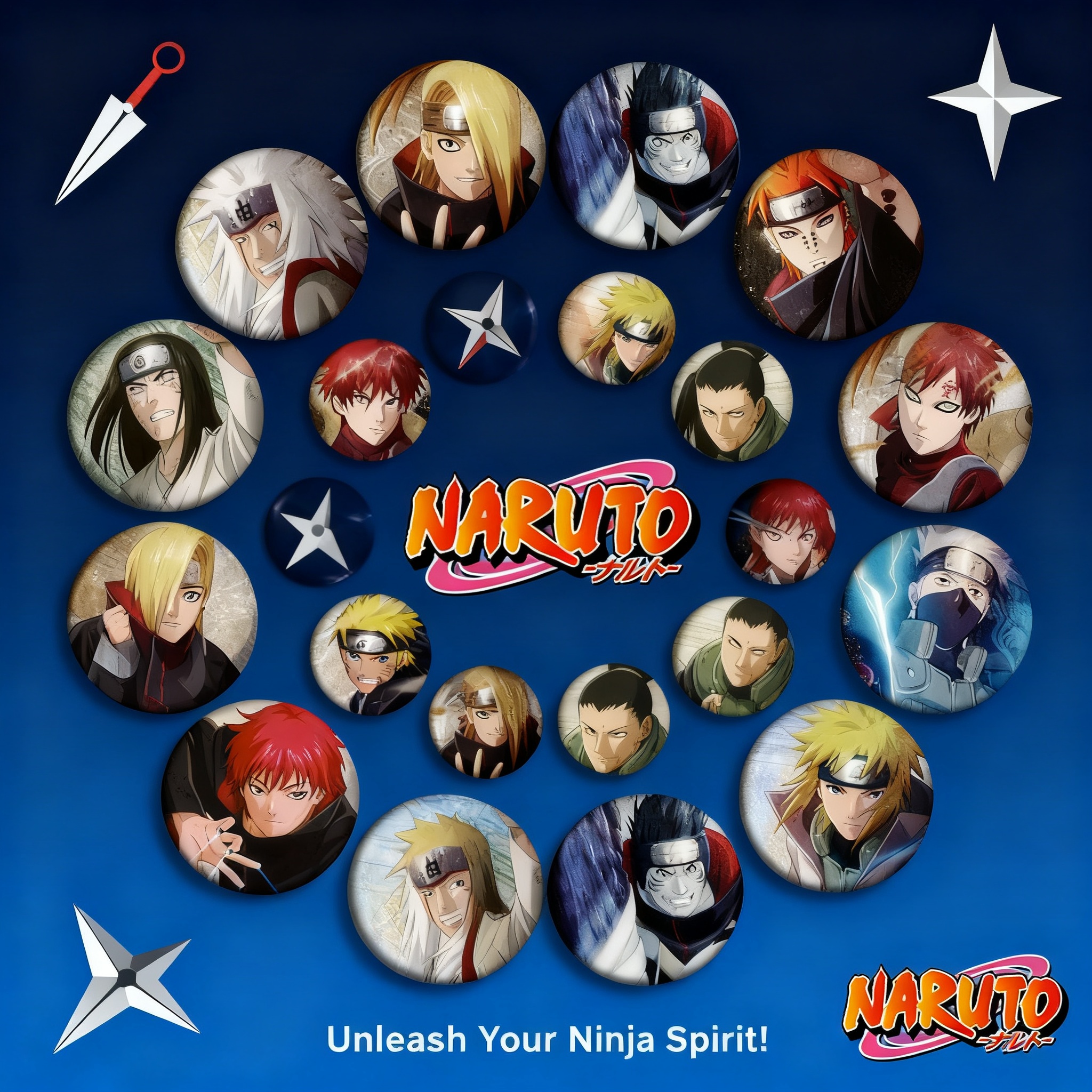 Naruto Anime Badge Pin 58mm Sa - Anime Merchandise Naruto avis et prix